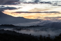 Mount Merapi & Borobudur sunrise